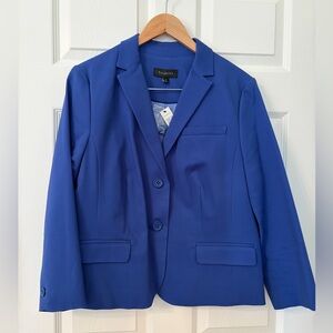 Talbots Cobalt Blue Women's Two-Button Blazer